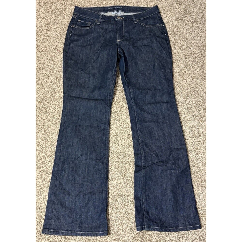 Women's Banana Republic Dark Wash Urban Bootcut Jeans, Size 12